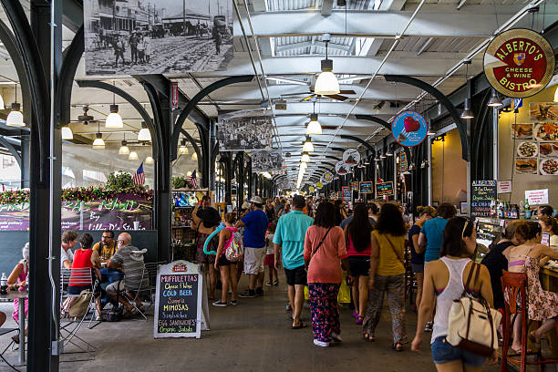 marché à la nouvelle-orléans - tourism travel architectural feature architecture photos et images de collection