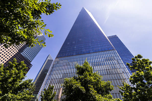 istock New York Skyscrapers and blue sky 500614380