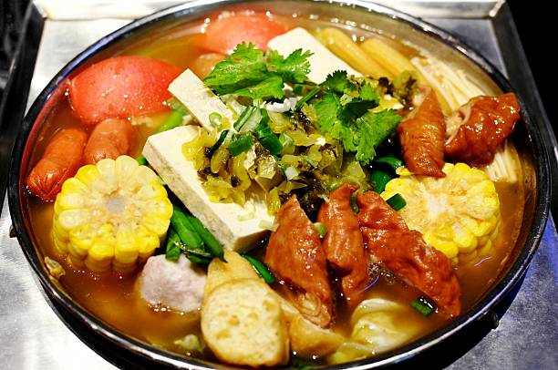 istock Chinese stinky tofu hot pot 500615466