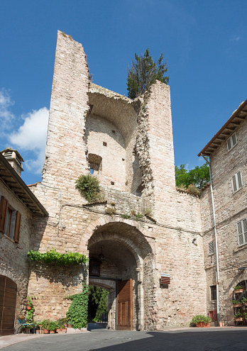 Porta San Giacomo in Assisi, Umbra Italy