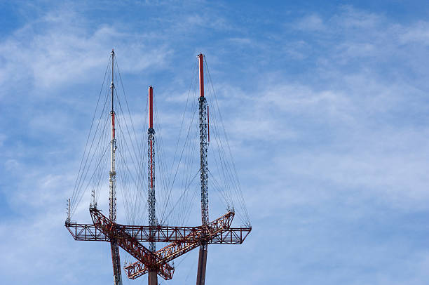 istock Low Angle View of Transmission Tower 500616859