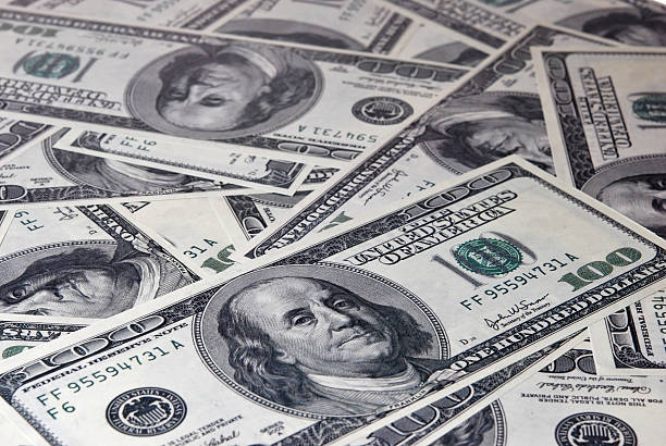 istock Background of dollars 500617124