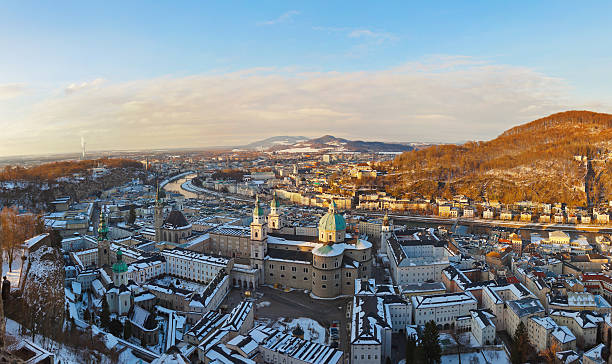 istock Salzburg Austria at sunset 500617382