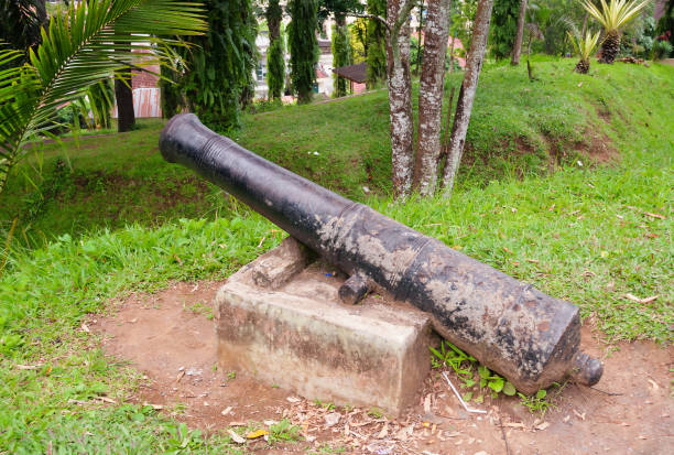 istock Cannon at Fort De Kock. Bukittinggi. Sumatra island. Indonesia 500617749