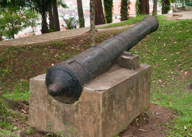 istock Cannon at Fort De Kock. Bukittinggi. Sumatra island. Indonesia 500617909