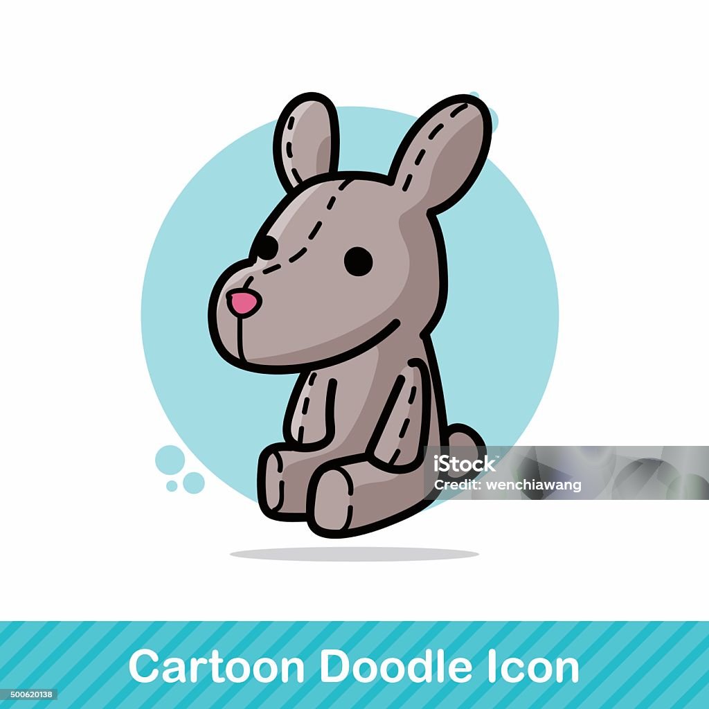 Doyle Rabbit Design Rabbit Doll Doodle Stock Illustration - Download Image Now - Animal ...