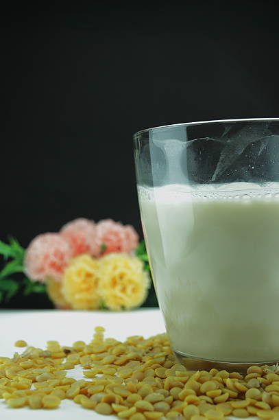 istock Soybean milk beverage is good for the body 500623048