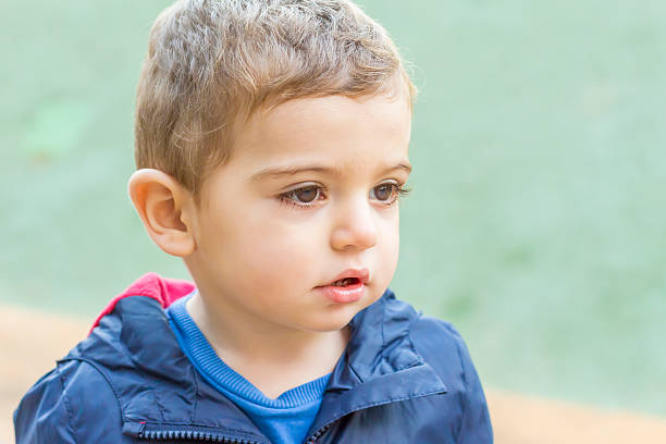 istock Happy blonde toddler boy 500623428