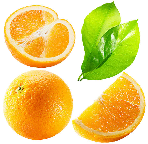 istock collection of oranges isolated on the white background 500624450
