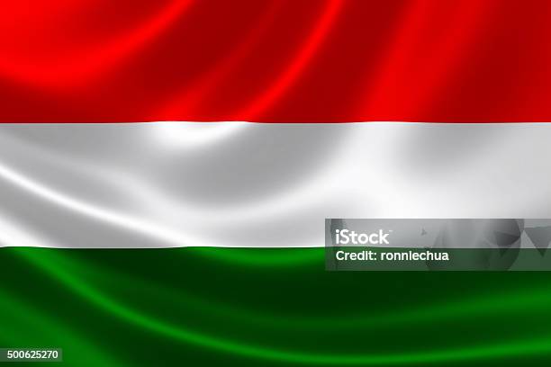 Hungarys National Flag Stock Photo - Download Image Now - Hungarian Flag, Hungary, Flag