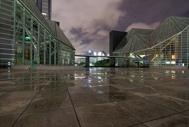 istock Shenzhen Library and Concert Hall in Storm Night 500643598