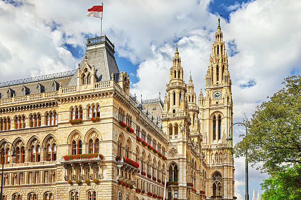 istock Vienna's Town Hall (Rathaus) at daytime.Vienna. 500645488