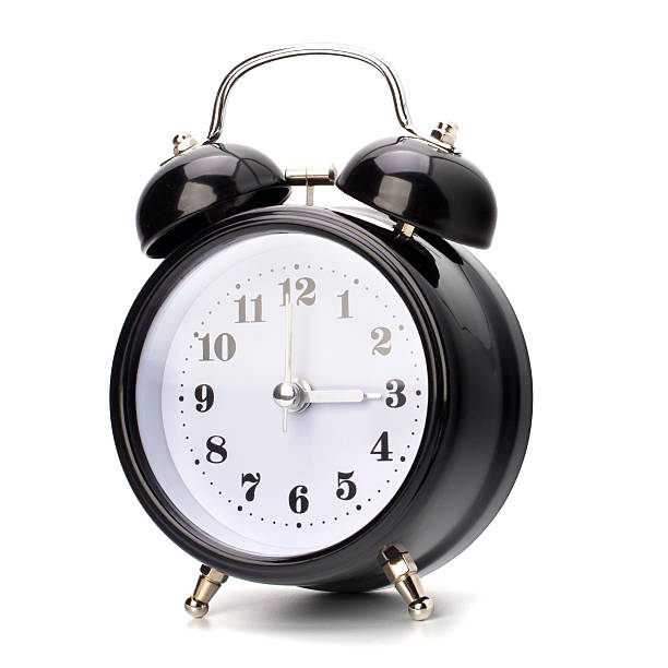 블랙 알람 시계 - clock hand clock coding watch 뉴스 사진 이미지
