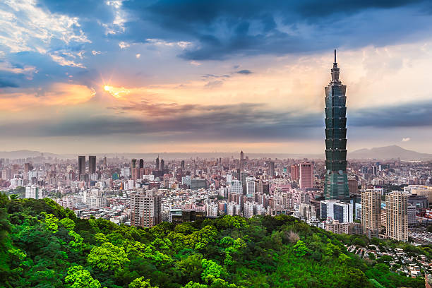 istock Taipei City View at Evening 500647033