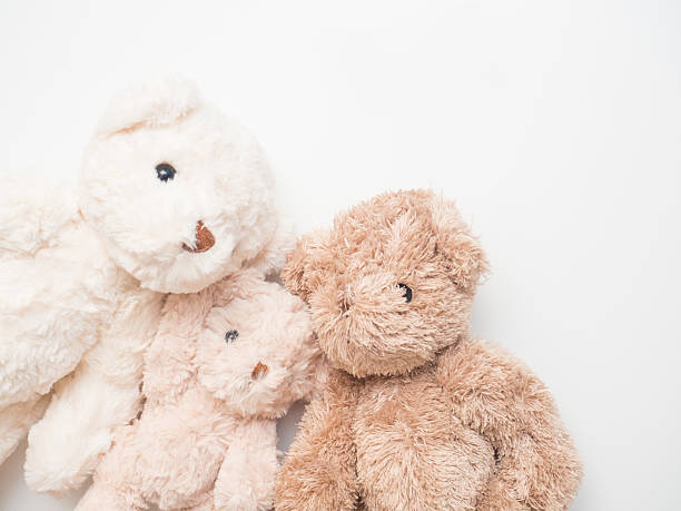 istock family of bear dolls on white background 500647758