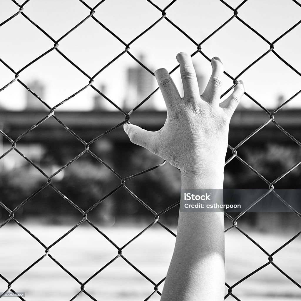 hand im Gefängnis - Lizenzfrei Freiheit Stock-Foto