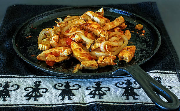 istock Chicken Fajitas Sizzling Hot 500648451
