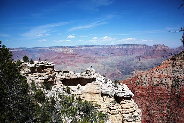 yavapai punto del parque nacional del gran cañón, ee.uu. - canyon plateau large majestic fotografías e imágenes de stock