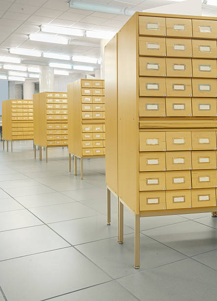 istock library wooden card catalogs indoor 500648667