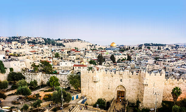 Damascus Gate and Jerusalem, Israel