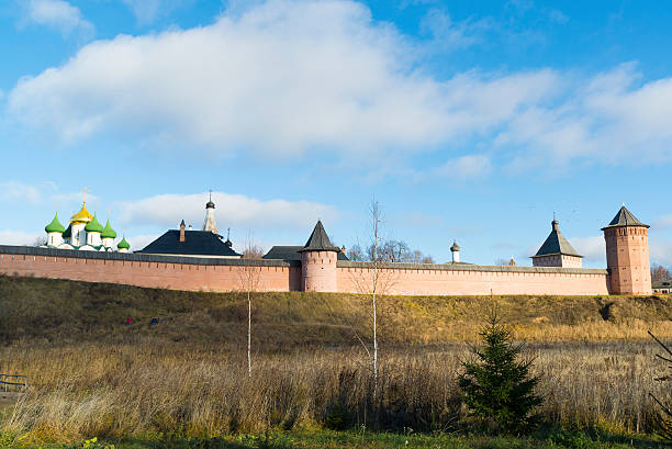 istock St. Euthymius monastery in Suzdal, founded at  1350. Golden Ring 500649852