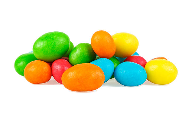 istock Colorful candies on a white background 500649886