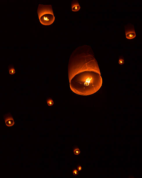 istock Floating Lantern on Yee Peng festival 500651297