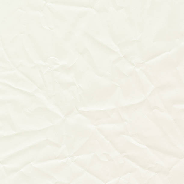 istock Bright Warm White Wrinkled Paper Stock Image Texture Background 500651806