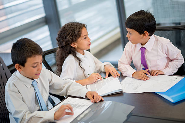 istock Children in a business meeting 500661673