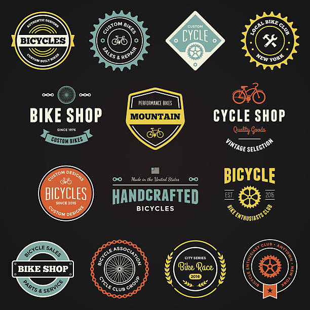 Bike graphics vector art illustration