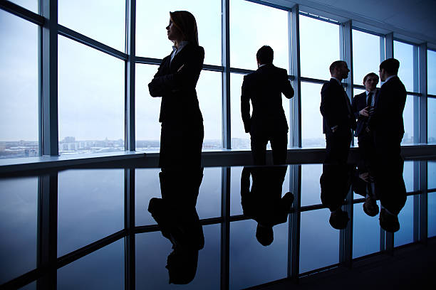 istock Businesspeople in office 500666681