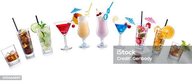 Cocktail Mix Arched Shape Stock Photo - Download Image Now - Alcohol - Drink, Alcohol Abuse, Backgrounds