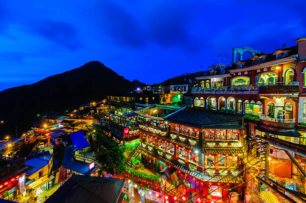 istock night scene of Taipei 500669367