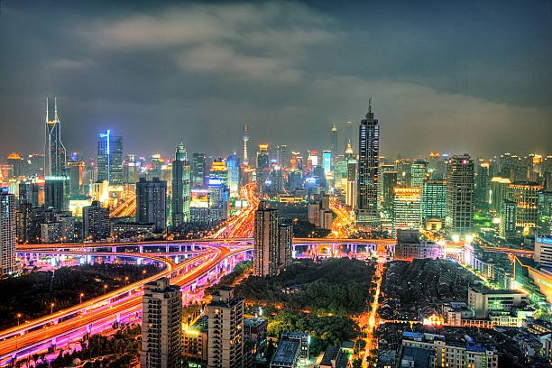 istock Shanghai buildings skyline, china 500673384