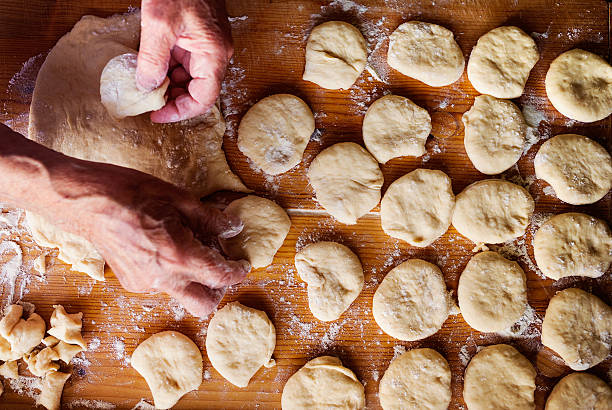 istock Senior woman baking 500675218