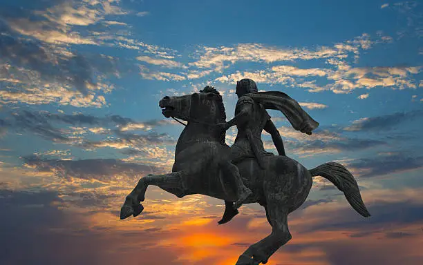 Photo of Alexander the Great ,Thessaloniki city,Greece