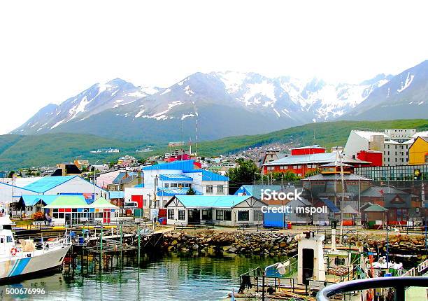 Colorful Houses At The End Of The World Stock Photo - Download Image Now - Ushuaia, Argentina, Tierra Del Fuego Archipelago