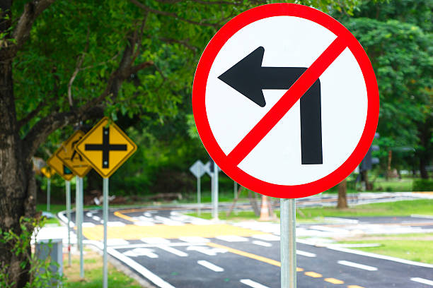 istock traffic sign & symbols on the load 500682515
