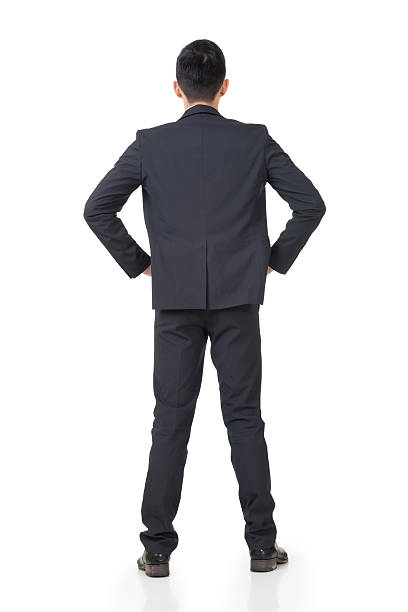istock Rear view of Asian businessman 500683249