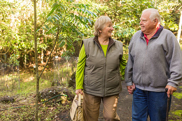 istock Happy Senior Couple Walking 500684737