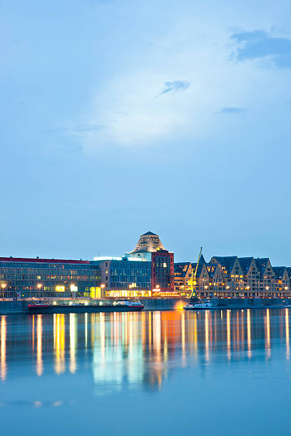 istock Cologne, Germany, Rheinau harbor 500685217