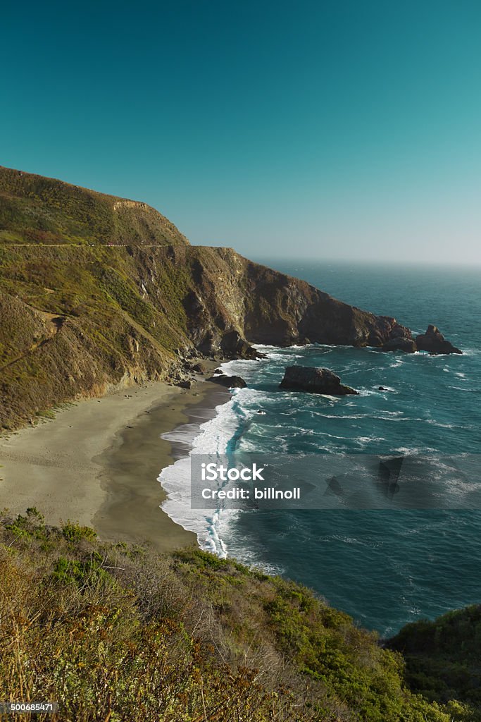 Ocean vista perto de Big Sur, Califórnia, EUA - Royalty-free Ao Ar Livre Foto de stock