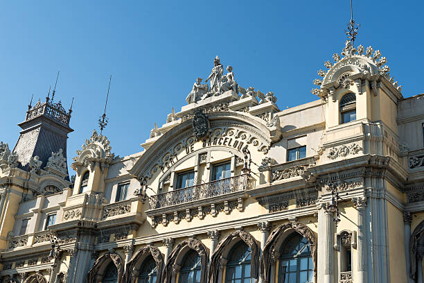 istock Building Barcelona port 500685797