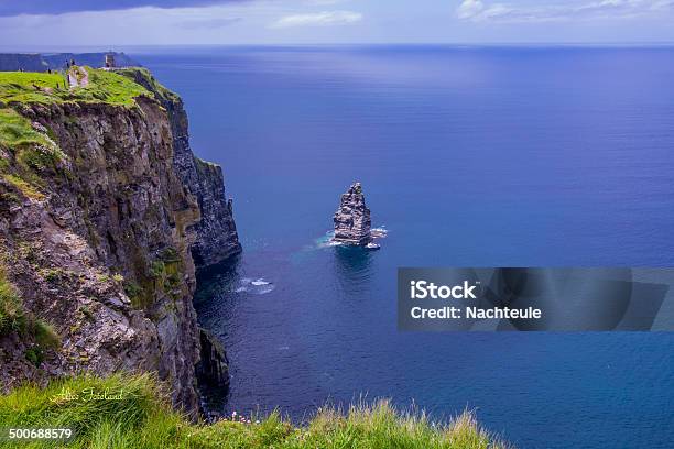 Klify Moher - zdjęcia stockowe i więcej obrazów Bez ludzi - Bez ludzi, Charakterystyka brzegu, Fotografika