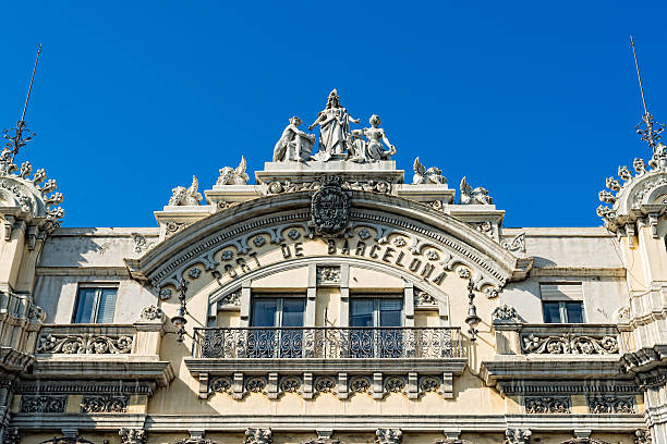 istock Building Barcelona port 500688661