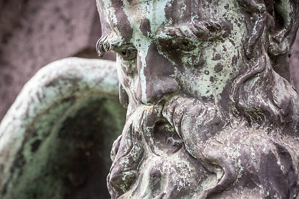 istock bronze sculpture of an old bearded man 500689153