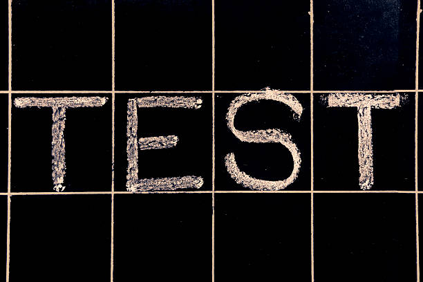 istock Test word handwritten on black chalkboard 500689463