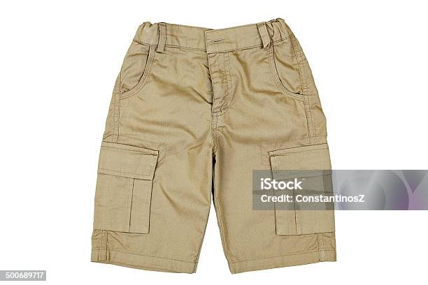 Beige Shorts Stock Photo - Download Image Now - Shorts, Brown, Pocket