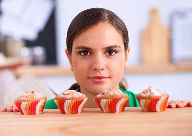 istock Woman is making cakes in the kitchen 500693922