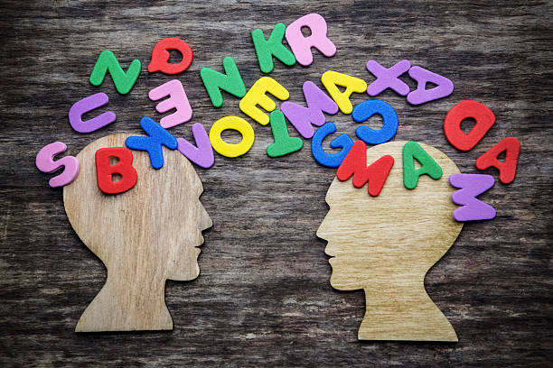 istock Heads silhouette with letters 500696388